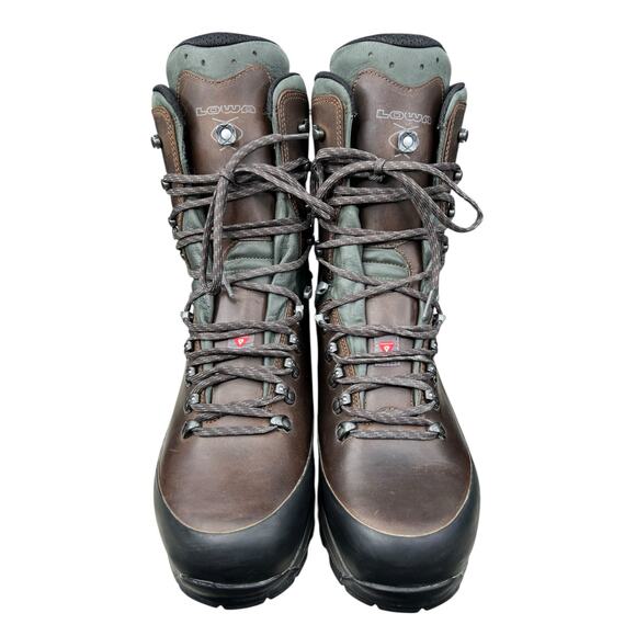 LOWA Men’s Tibet Evo GTX Hi Brown Leather Hiking Boots Size US 13 - Picture 7 of 10